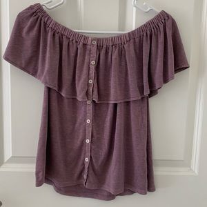 American Eagle Soft & Sexy Off the Shoulder Top